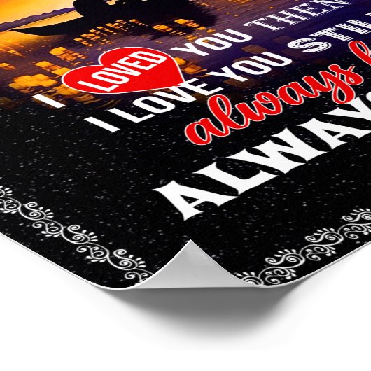 Husband Lovers | Voor mijn man hield ik van jou Poster (Hoek)