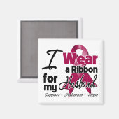 Husband - Multiple Myeloma Ribbon Magneet (Voorkant / Achterkant)