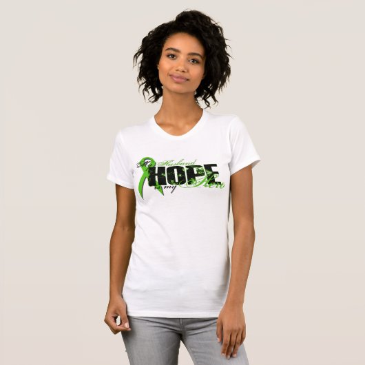 Husband My Hero - Lymphoma Hope T-shirt (Voorkant volledig)
