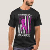 Husband Of A Warrior Alzheimer Awareness Support S T-shirt (Voorkant)