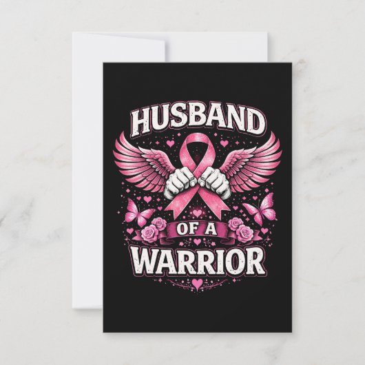Husband of a Warrior Bedankkaart (Voorkant)