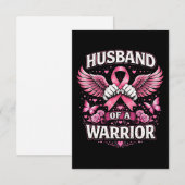 Husband of a Warrior Bedankkaart (Voorkant / Achterkant)