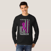 Husband Of A Warrior Cystic Fibrosis Awareness Sup T-shirt (Voorkant volledig)