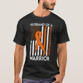 Husband Of A Warrior Limb Loss and Limb Difference T-shirt (Voorkant)