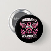 Husband of a Warrior Ronde Button 5,7 Cm (Voorkant /achterkant)