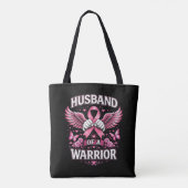 Husband of a Warrior Tote Bag (Achterkant)