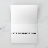 HUSBAND-ON VADERDAG "LATEN WE JE CELEBRATEN MAKEN" KAART (Binnen)