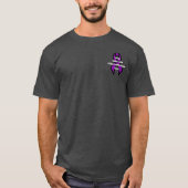 Husband Pap Warrior.. Fibro T-Shirt (Voorkant)