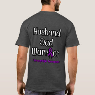 Husband Pap Warrior.. Fibro T-Shirt