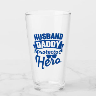 Husband.Papa. Beschermer. Hero. Glas