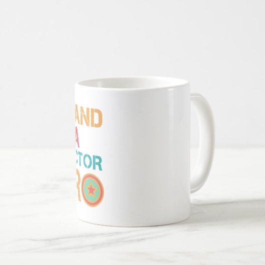 HUSBAND PAPA PROTECTOR HERO KOFFIEMOK (Voorkant rechts)