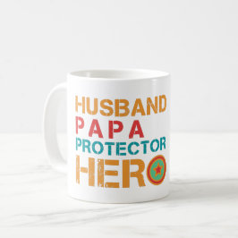 HUSBAND PAPA PROTECTOR HERO KOFFIEMOK