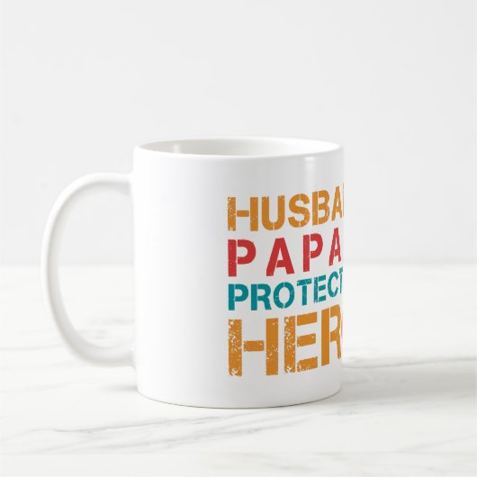 HUSBAND PAPA PROTECTOR HERO KOFFIEMOK (Links)