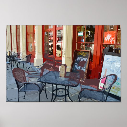 Husband Parking in Charleston Poster (Voorkant)