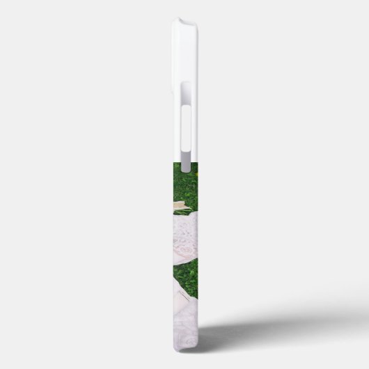 Husband Photo with dark blue text  iPhone Case (Achterkant / Links)