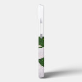 Husband Photo with sea blue text  iPhone Case (Achterkant / Links)