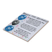 Husband Poem - 30th Birthday Tegeltje (Zijkant)