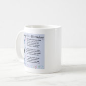 Husband Poem - 40e verjaardag Koffiemok (Voorkant links)