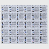 Husband Poem - 50e verjaardag Cadeaupapier (Vlak)