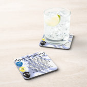 Husband Poem - 65th Birthday Drankjes Onderzetter (Rechterzijde)