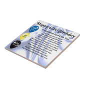 Husband Poem - 65th Birthday Tegeltje (Zijkant)