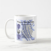 Husband Poem - 70e verjaardag Koffiemok (Links)