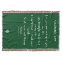 Husband Poem Blanket