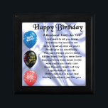 Husband Poem - Happy Birthday Cadeaudoosje<br><div class="desc">Een geweldig cadeau voor een man op zijn verjaardag</div>