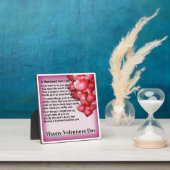 Husband Poem Plaque - Valentijnsdag - Harten 1 Fotoplaat (Insitu)