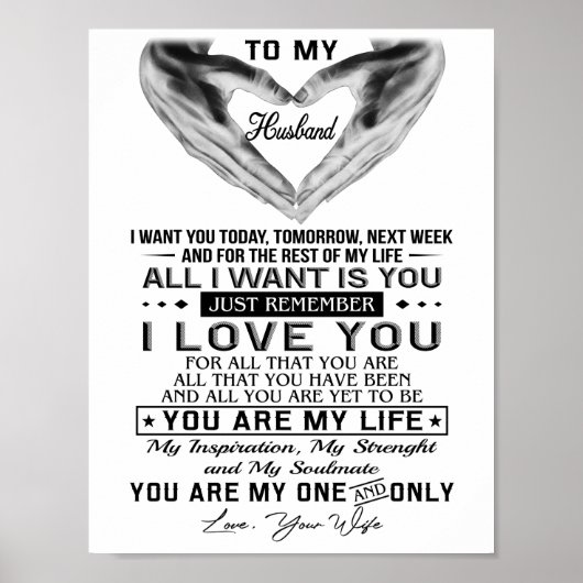 Husband Poster (Voorkant)