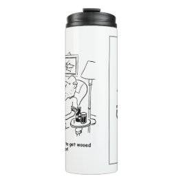 Husband probeert geen Wooed Thermal Tumbler te kri Thermosbeker