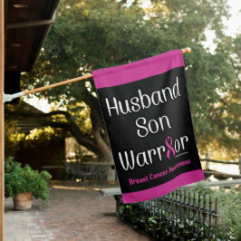 Husband Son Warrior... Breast Cancer Huisvlag