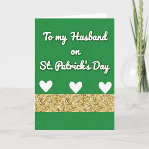 Husband St. Patrick's Day Kaart