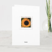 Husband Thanksgiving Card Feestdagen Kaart (Achterkant)