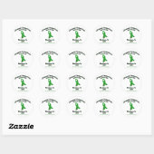 Husband Transplant Ronde Sticker (Vel)