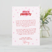 Husband valentines day cards kaart (Staand voorkant)