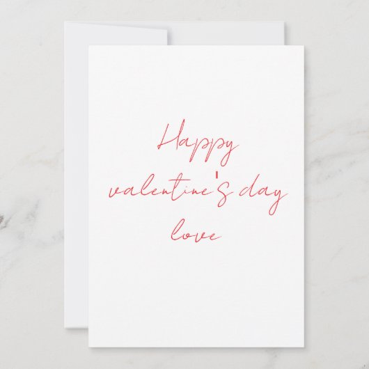 Husband valentines day cards kaart (Achterkant)