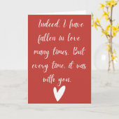 Husband valentines day cards kaart (Gele Bloem)