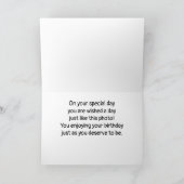 HUSBAND VOLGT UW GROTE DAG "UIT OP HET WATER KAART (Binnen)