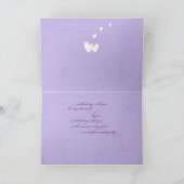 Husband Wedding Jubileum Celebration Lavender Kaart (Binnen)