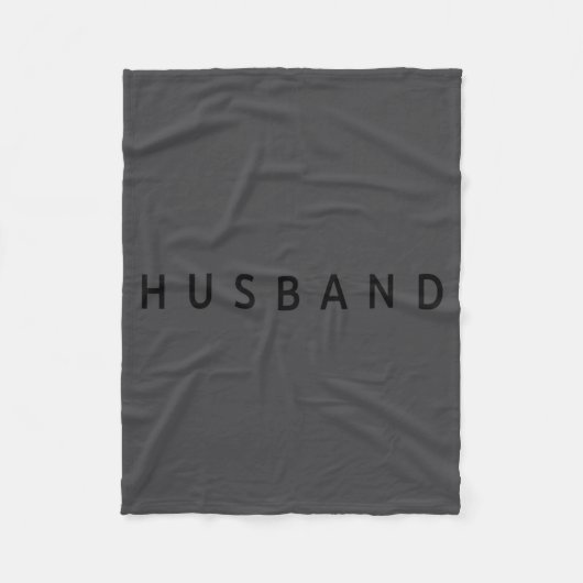 Husband Wedding Married Couple Wife Matching Husba Fleece Deken (Voorkant)