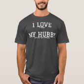 Husband Wife Cornhole Funny Married Bar Beer T-shirt (Voorkant)