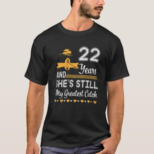 Husband Wife Fisher 22 jaar T-shirt (Voorkant)