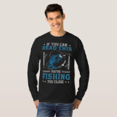 Husband Wife  fishing quote vintage  1 T-shirt (Voorkant volledig)