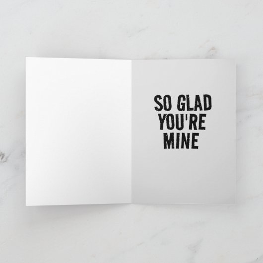 HUSBAND WIFE ZODAT JE MIJN ROPEN BENT KAART (Binnen)