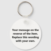 Husband wil geen vragen stellen na Pub Quiz Sleutelhanger (Achterkant)