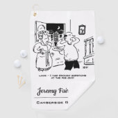 Husband wil geen vragen stellen over grappige Cart Golfhanddoek (Insitu)