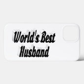 Husband with black text  iPhone case (Achterkant (horizontaal))