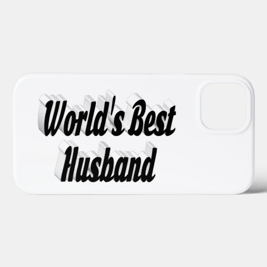 Husband with black text  iPhone case (Achterkant (horizontaal))