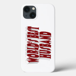 Husband with burgundy text  Case-Mate iPhone case
